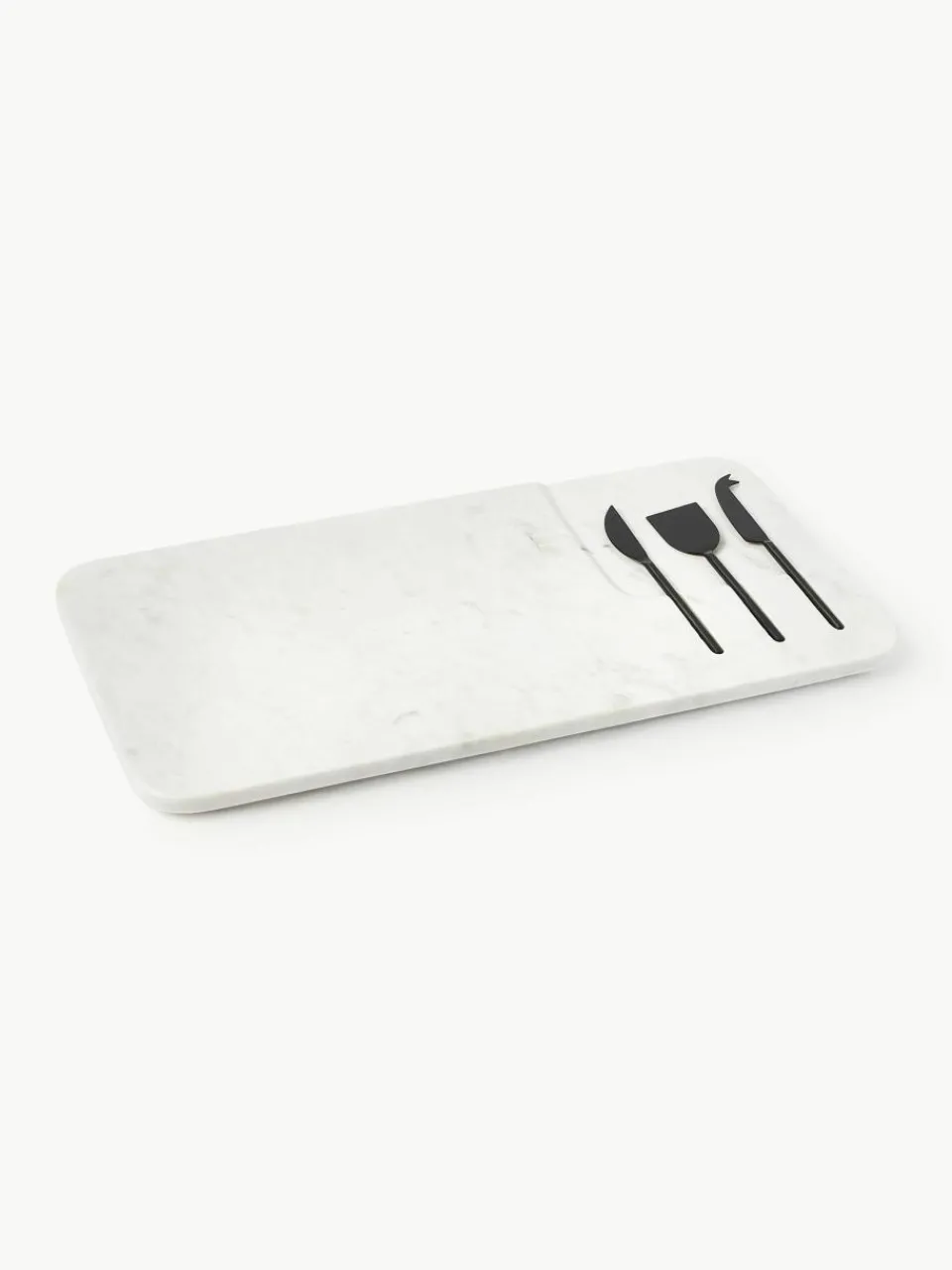 Serveerplateau Jaya met kaasmessen, set van 4^Westwing Collection Best