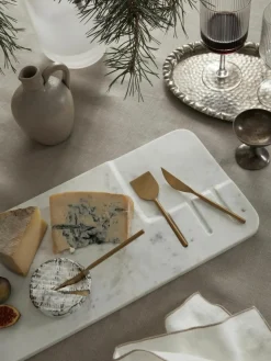 Serveerplateau Jaya met kaasmessen, set van 4^Westwing Collection Hot