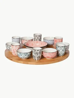 Serveerset Delirio met serveerplateau en schalen, set van 14^Westwing Online