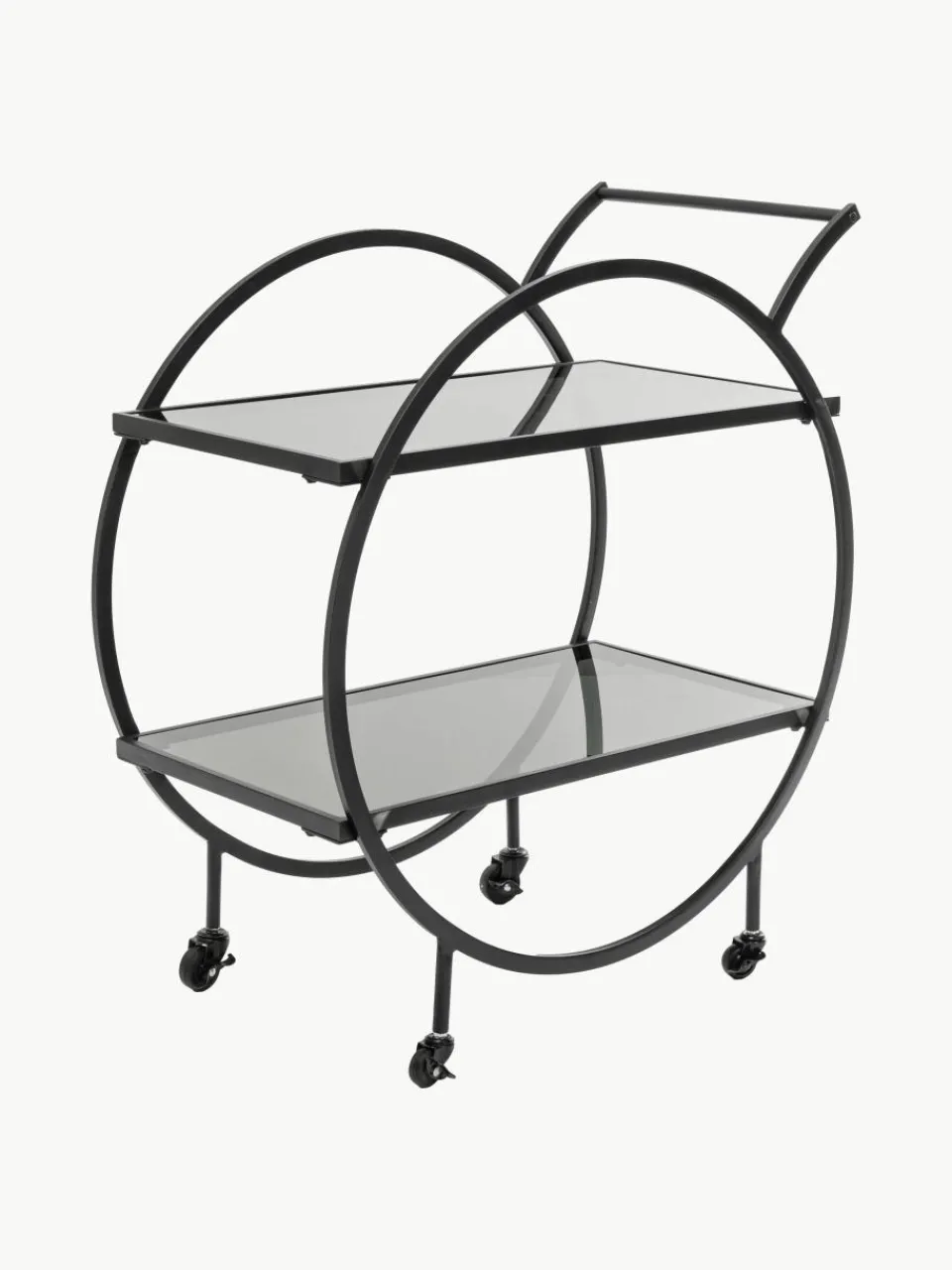 Serveerwagen Loft met glazen tafelbladen^Kare Design Clearance