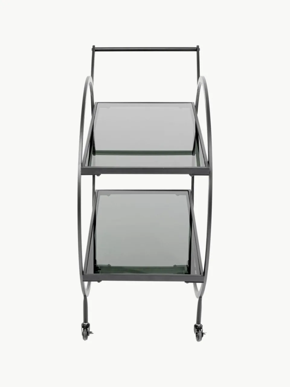 Serveerwagen Loft met glazen tafelbladen^Kare Design Clearance