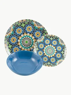 Serviesset Marrakech van porselein, 6 personen (18-delig)^Villa D'Este Home Tivoli Online