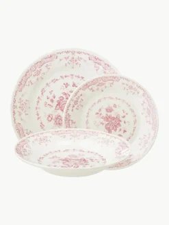 Serviesset Rose met bloemmotief, 6 personen (18-delig)^Bitossi Home Fashion