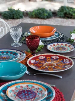 Serviesset Shiraz van porselein, 6 personen (18-delig)^Villa D'Este Home Tivoli Online