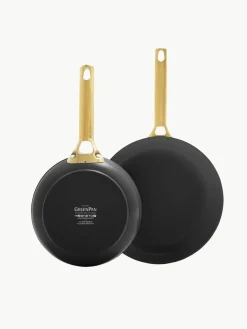 Set van 2 braadpannen Padova met antiaanbaklaag^GreenPan New