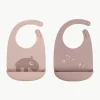 Siliconen slabbetje Ozzo, set van 2^Done by Deer Outlet