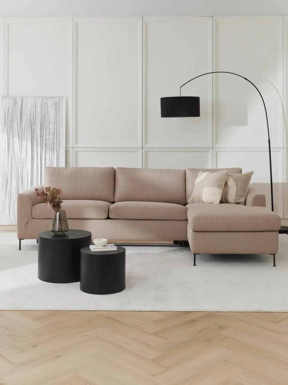 Slaapbank Cucita (3-zits) met matras^Westwing Collection Best