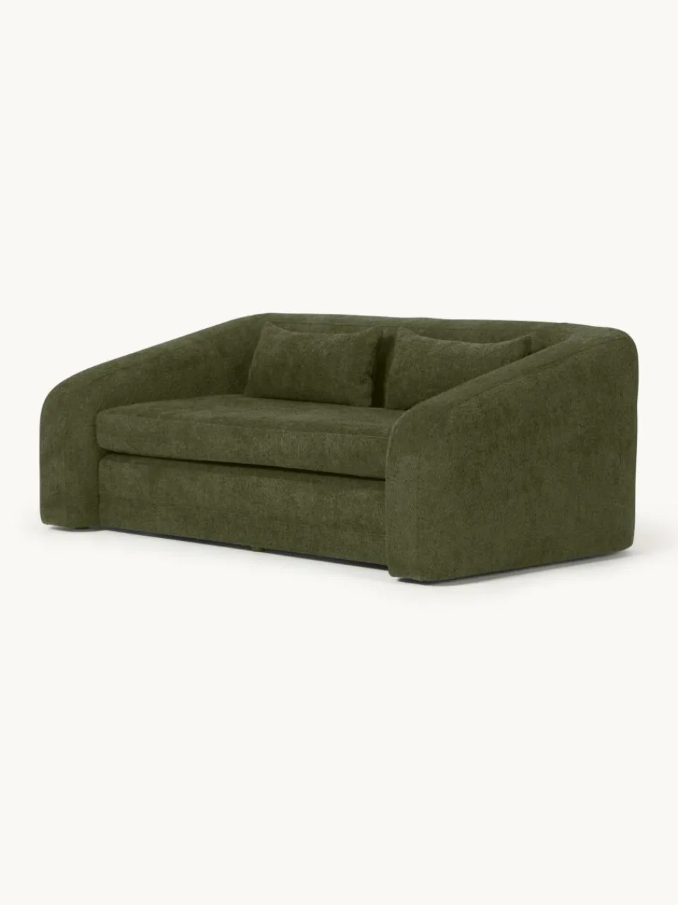 Slaapbank Eliot (2-zits) uit teddy-bouclé^Westwing Collection Outlet