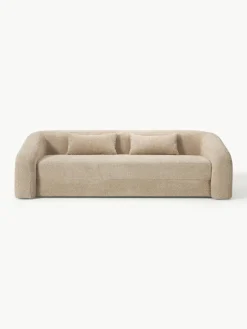 Slaapbank Eliot (3-zits) uit teddy-bouclé^Westwing Collection Clearance