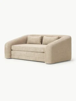 Slaapbank Eliot (2-zits) uit teddy-bouclé^Westwing Collection Discount