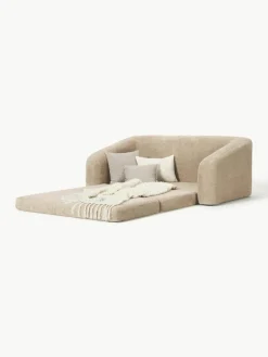 Slaapbank Eliot (2-zits) uit teddy-bouclé^Westwing Collection Discount