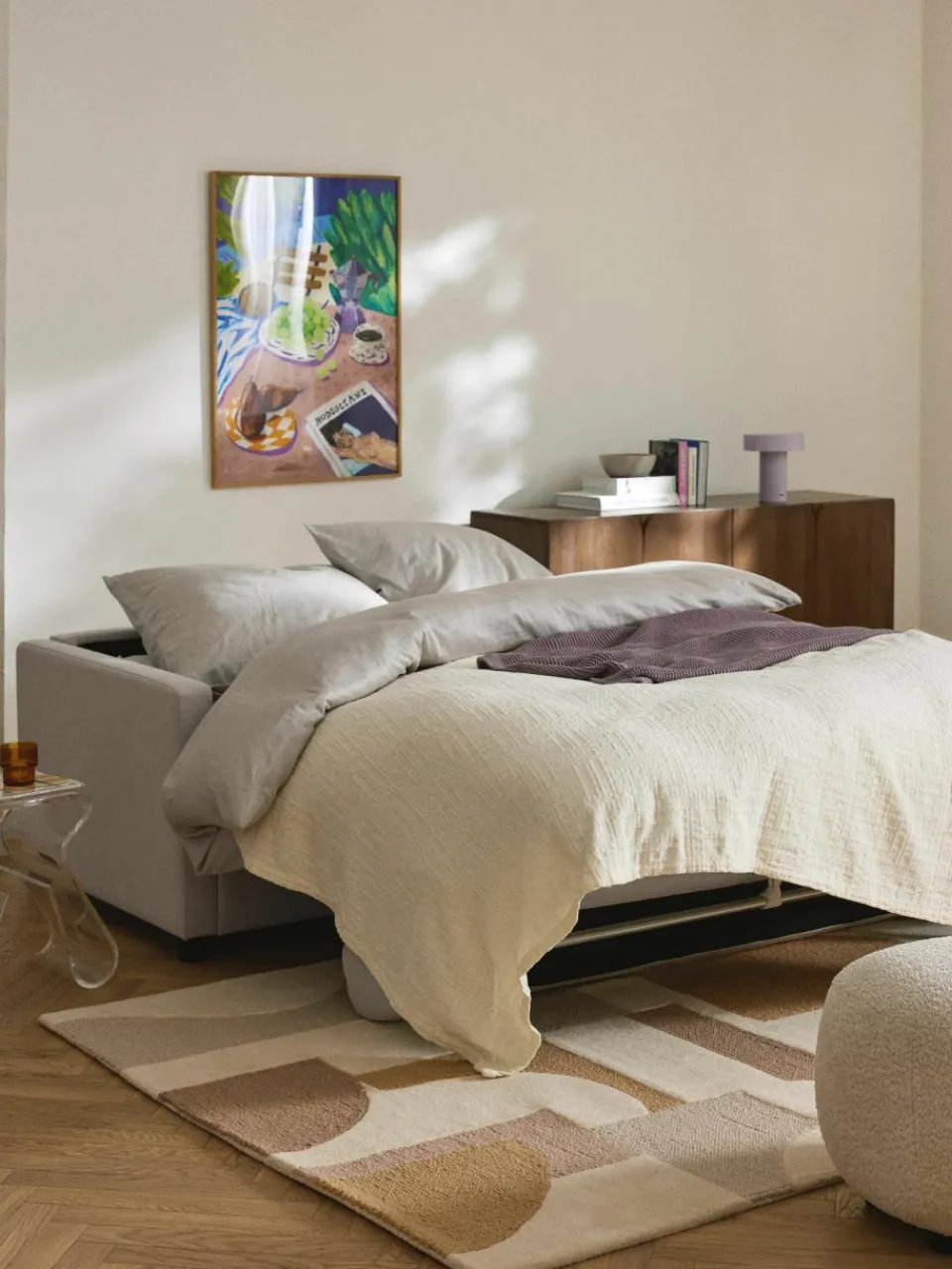 Slaapbank Morgan (2-zits) met matras^Westwing Collection Best