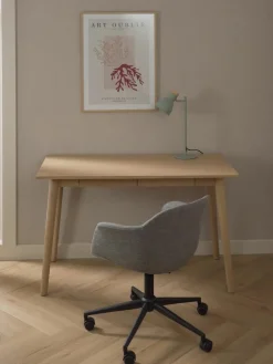 Smal houten bureau Marte^Westwing New