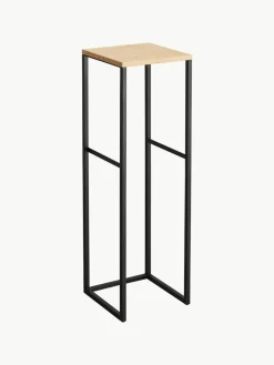 Smal wandrek Tower van metaal en bamboehout^Yamazaki Outlet