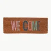 Smalle deurmat Welcome^present time Discount