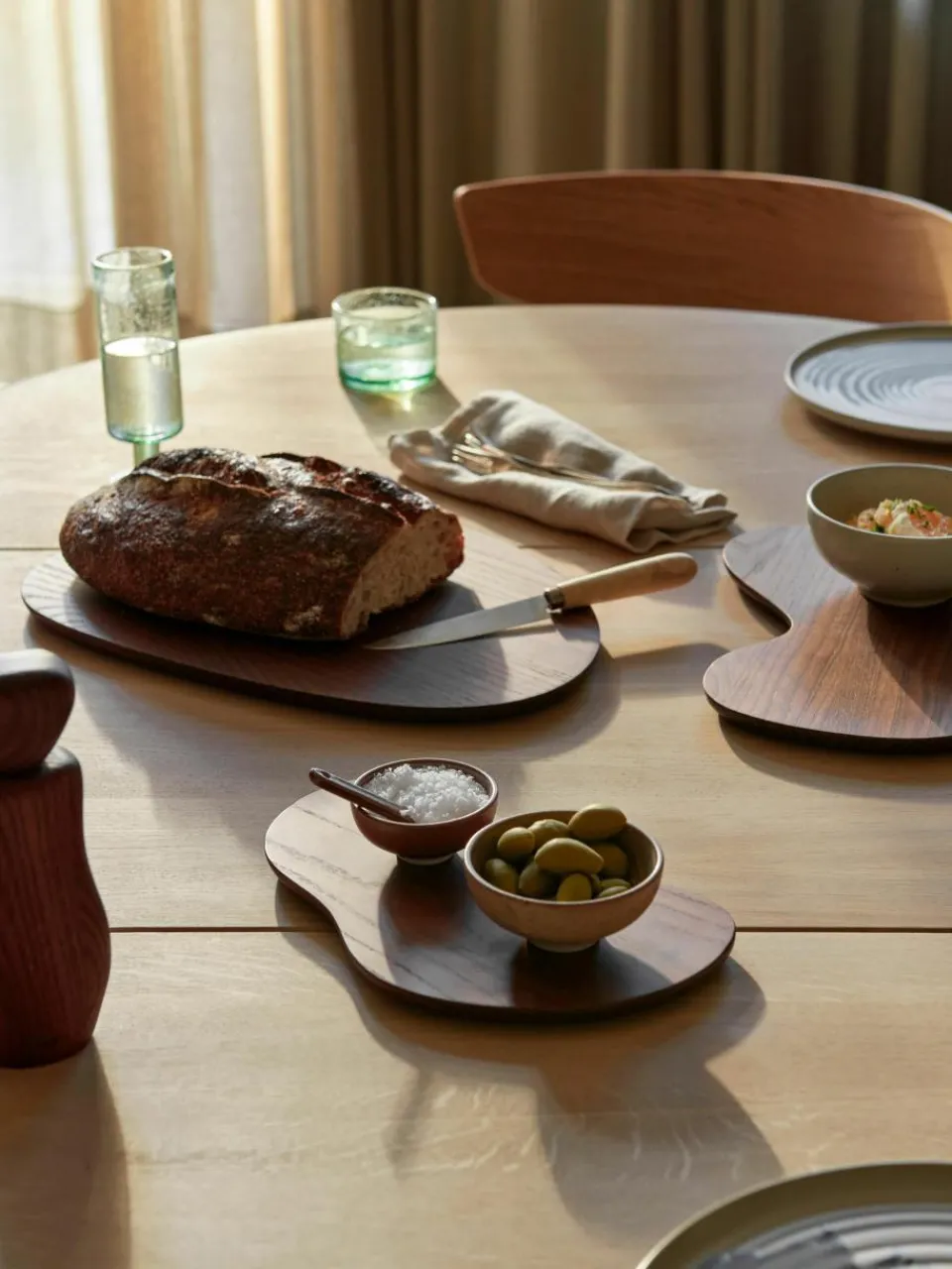 Snijplanken Cairn van essenhout, 3-delig^ferm LIVING Discount