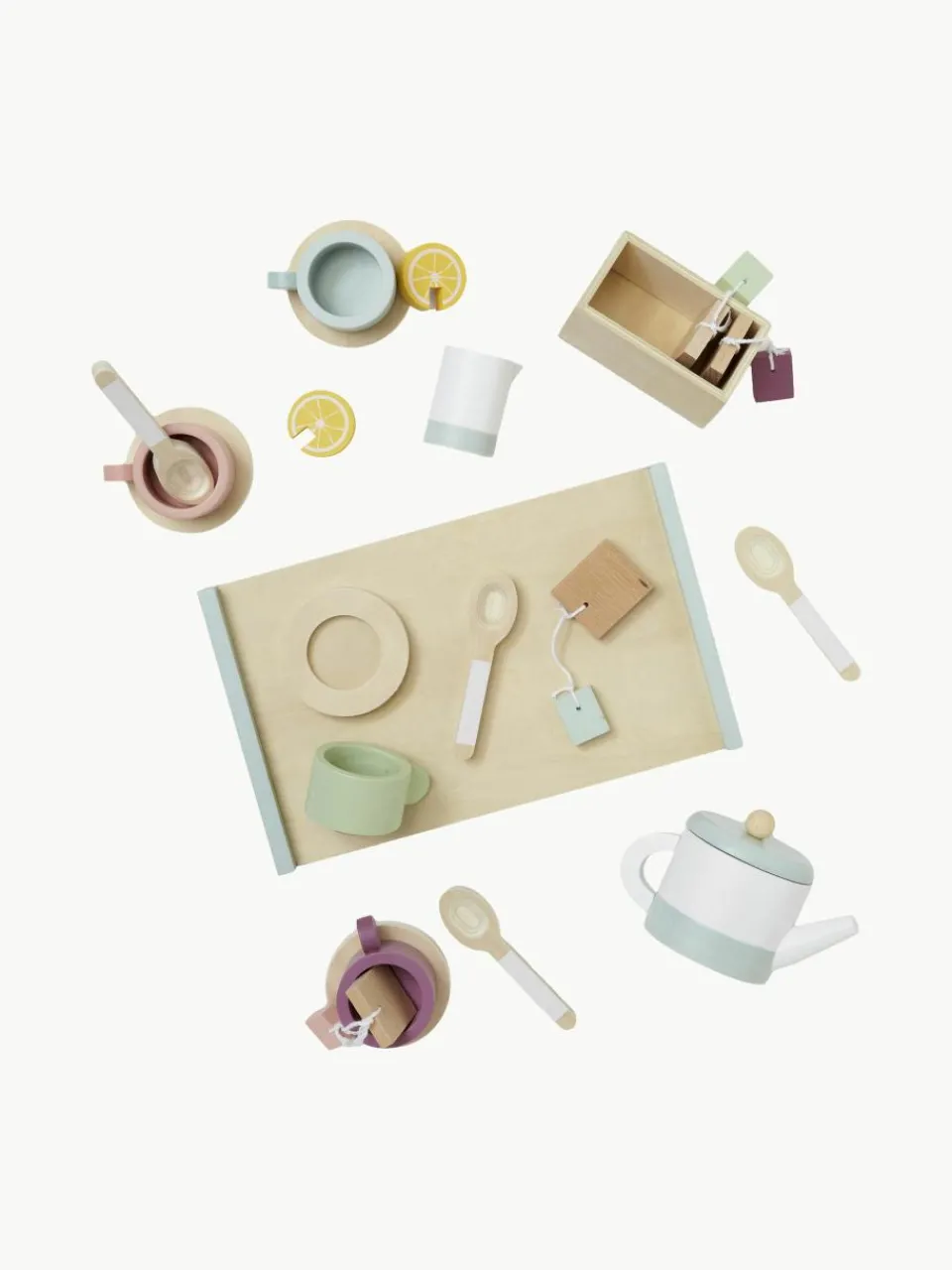 Speelgoedtheeservies Kids' Hub, set van 21^Westwing New