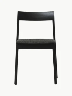 Stapelbare stoelen Blueprint van eikenhout met zitkussen, 2 stuks^Form & Refine New
