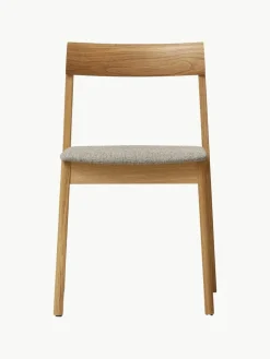 Stapelbare stoelen Blueprint van eikenhout met zitkussen, 2 stuks^Form & Refine Hot
