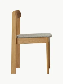 Stapelbare stoelen Blueprint van eikenhout met zitkussen, 2 stuks^Form & Refine Hot