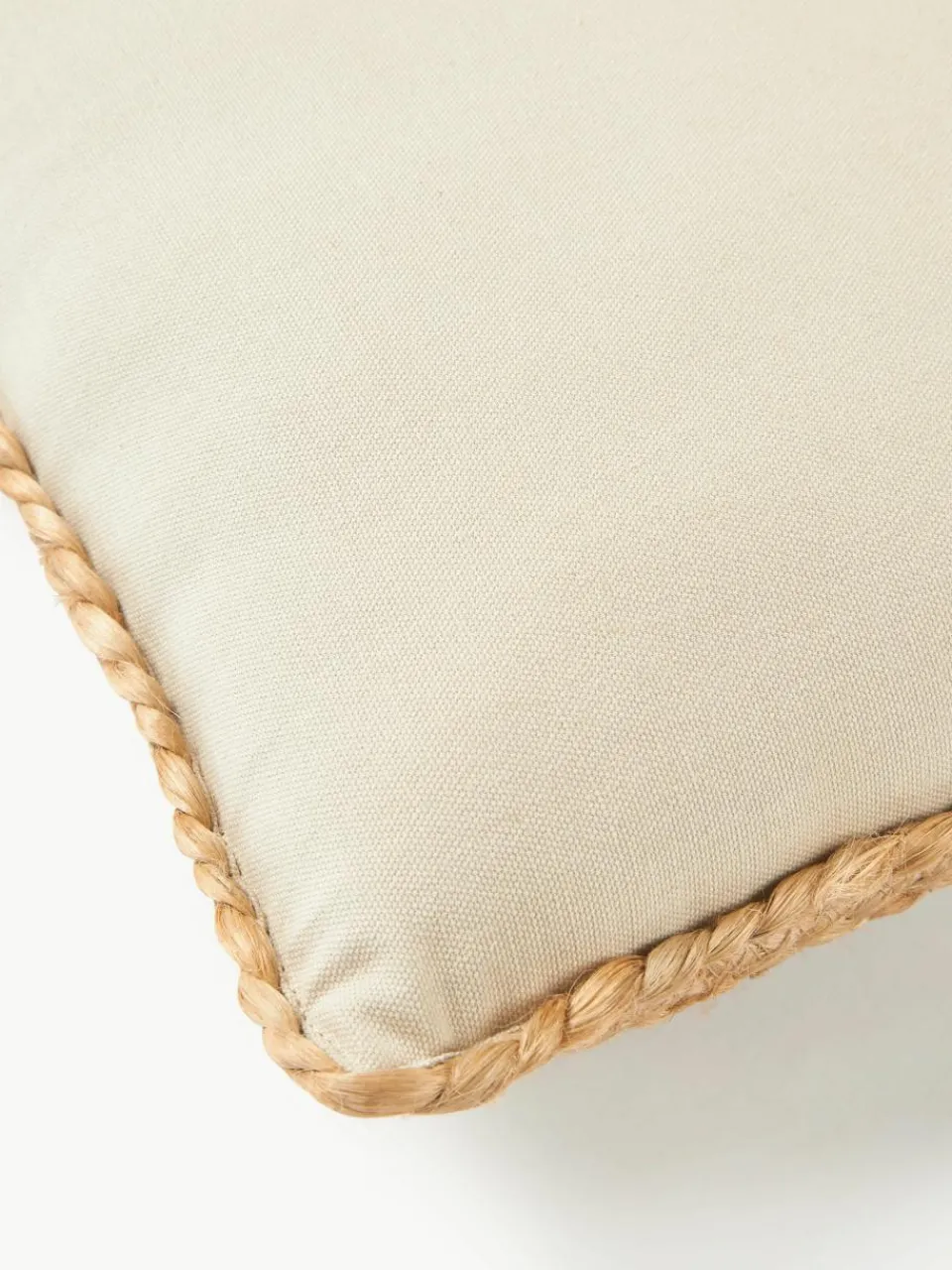 Stoelkussen Bono van jute, 2 stuks^Westwing Collection New