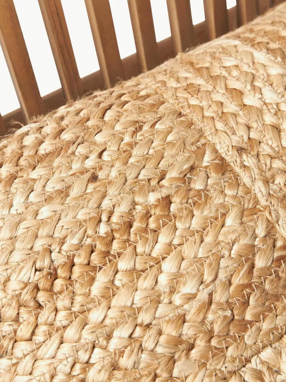 Stoelkussen Bono van jute, 2 stuks^Westwing Collection New