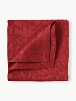 Stoffen servetten Hollyn met winters motief, 4 stuks^Westwing Collection Sale