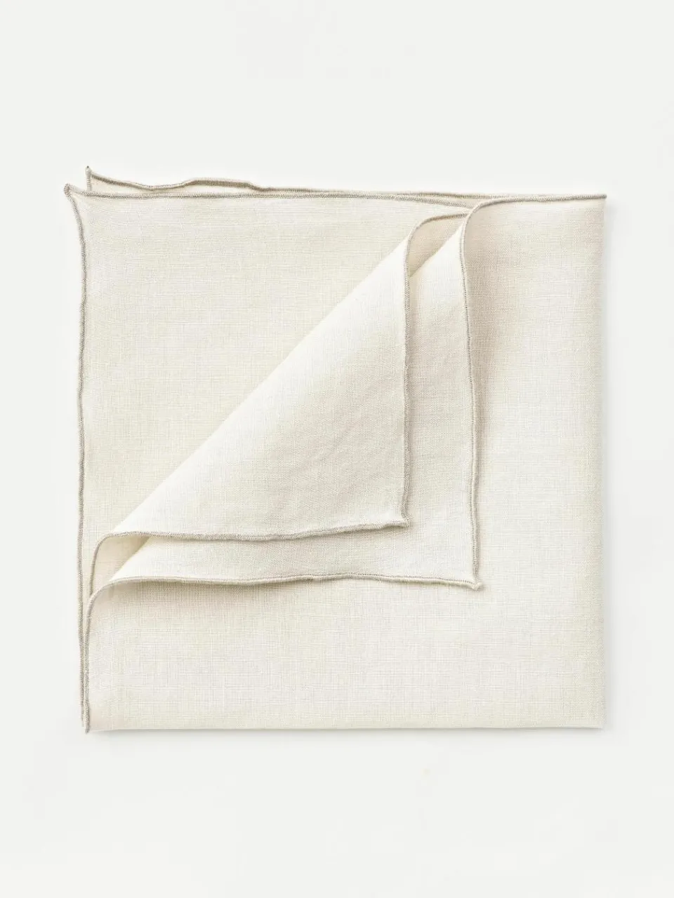 Stoffen servetten Kennedy van linnen met bies, 4 stuks^Westwing Collection Discount