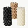 Stompkaarsen Pearls, 3-delig, H 14 cm^Westwing Fashion