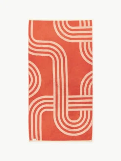 Strandlaken Shiloh met geometrisch patroon^Westwing Collection Outlet