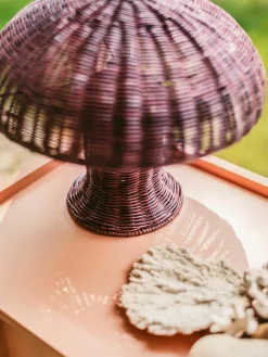 Tafellamp Burgundy van rotan^HKLIVING Clearance