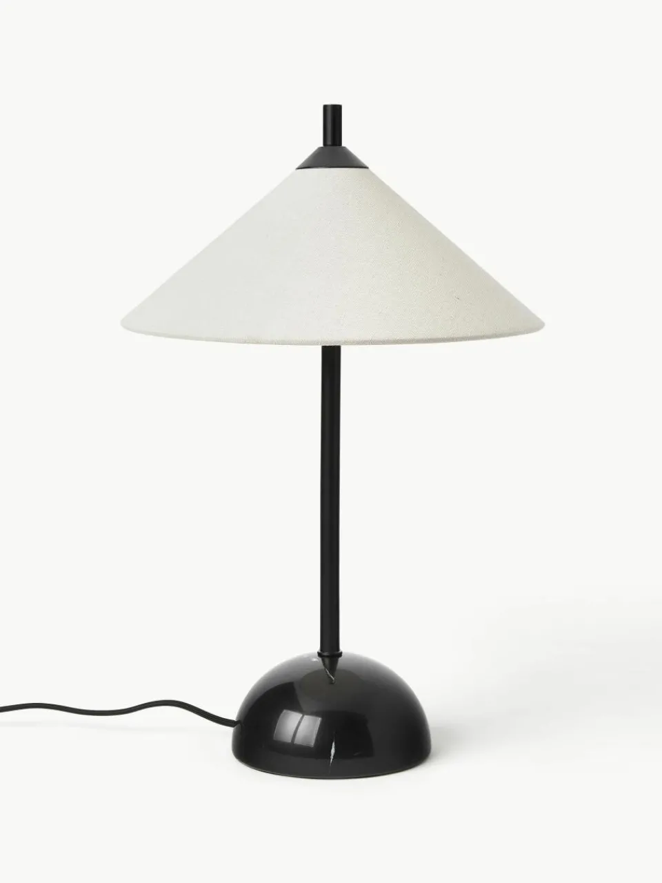 Tafellamp Vica met marmeren voet^Westwing Collection Fashion
