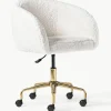 Teddy bureaustoel Emmie, in hoogte verstelbaar^Westwing Collection Outlet