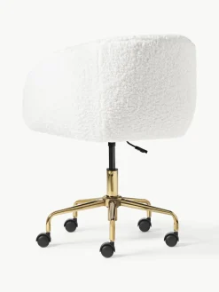 Teddy bureaustoel Emmie, in hoogte verstelbaar^Westwing Collection Outlet
