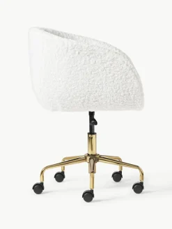 Teddy bureaustoel Emmie, in hoogte verstelbaar^Westwing Collection Outlet