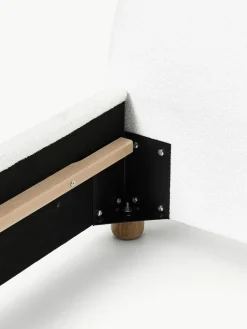Teddy gestoffeerd bed Ebba^Westwing Collection Fashion