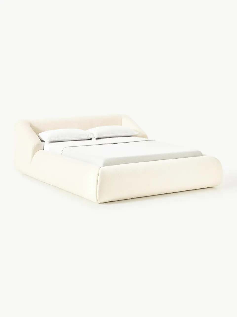 Teddy gestoffeerd bed Sofia^Westwing Collection Clearance