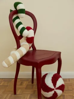 Teddy kussen Sugar in snoepstokken vorm^Westwing Collection Fashion