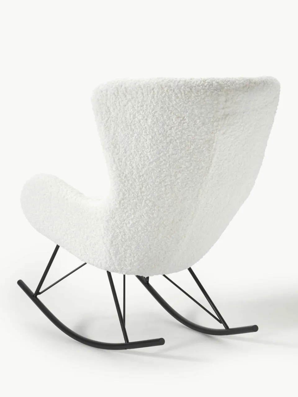 Teddy schommelstoel Wing met metalen poten^Westwing Collection Fashion