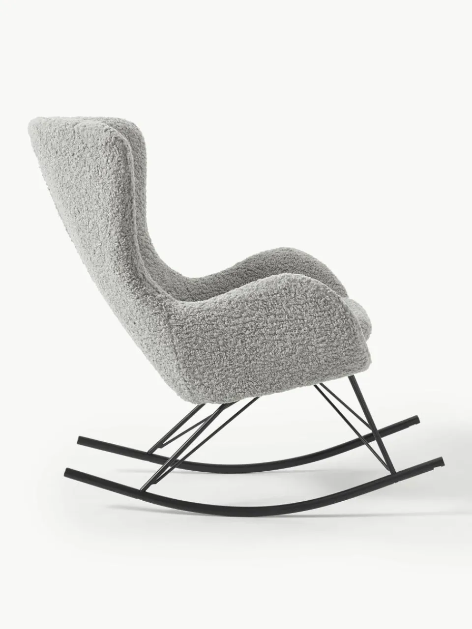 Teddy schommelstoel Wing met metalen poten^Westwing Collection Outlet