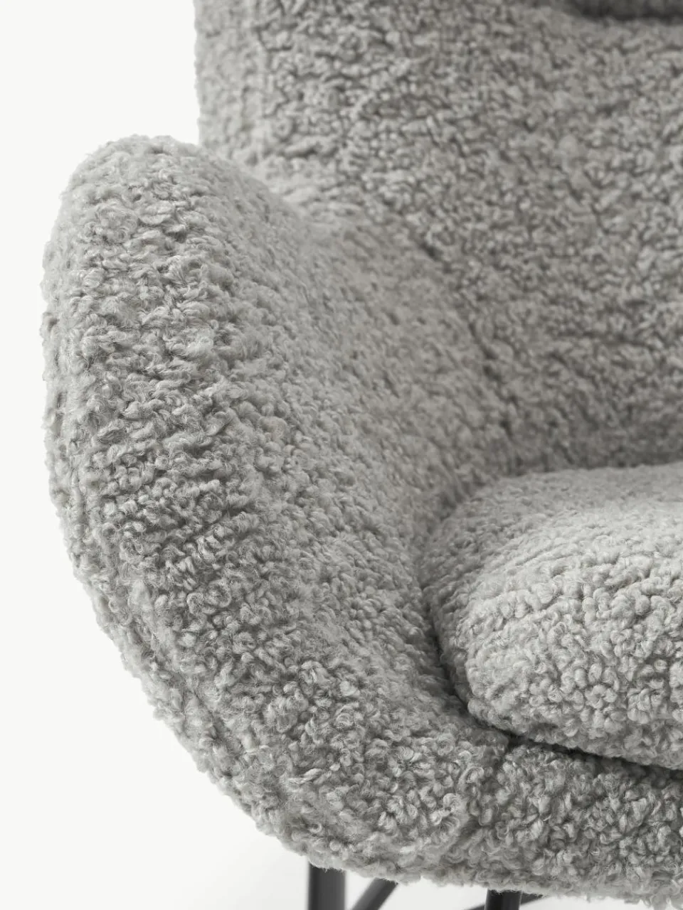 Teddy schommelstoel Wing met metalen poten^Westwing Collection Outlet