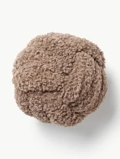 Teddy stoffen geknoopt kussen Dotty^Westwing Collection Discount