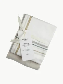 Theedoeken Gift van biokatoen, set van 2^The Organic Company Outlet