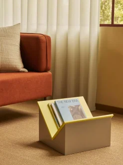 Tijdschriftenhouder Tick van essenhout^Hübsch Clearance