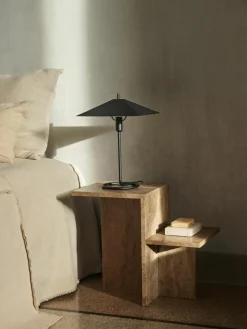 Travertijn bijzettafel Distinct met twee tafelbladen^ferm LIVING Sale
