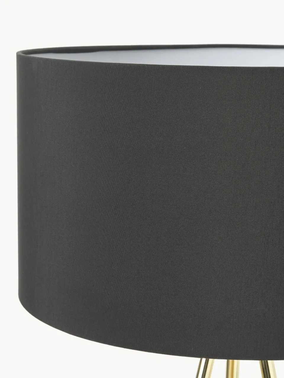 Tripod vloerlamp Cella met stoffen lampenkap^Westwing Collection Outlet