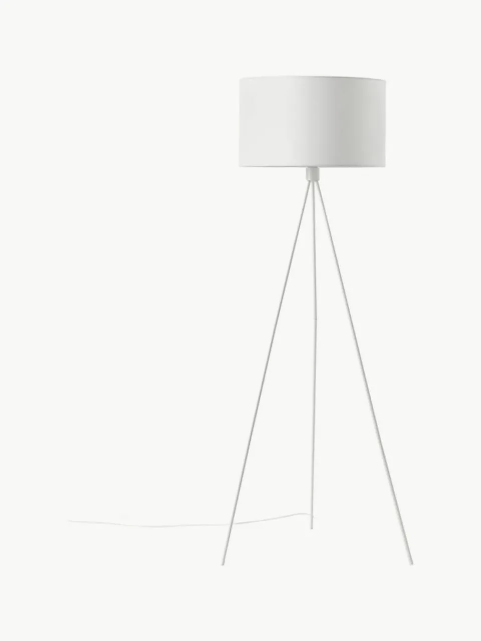 Tripod vloerlamp Cella met stoffen lampenkap^Westwing Collection Online
