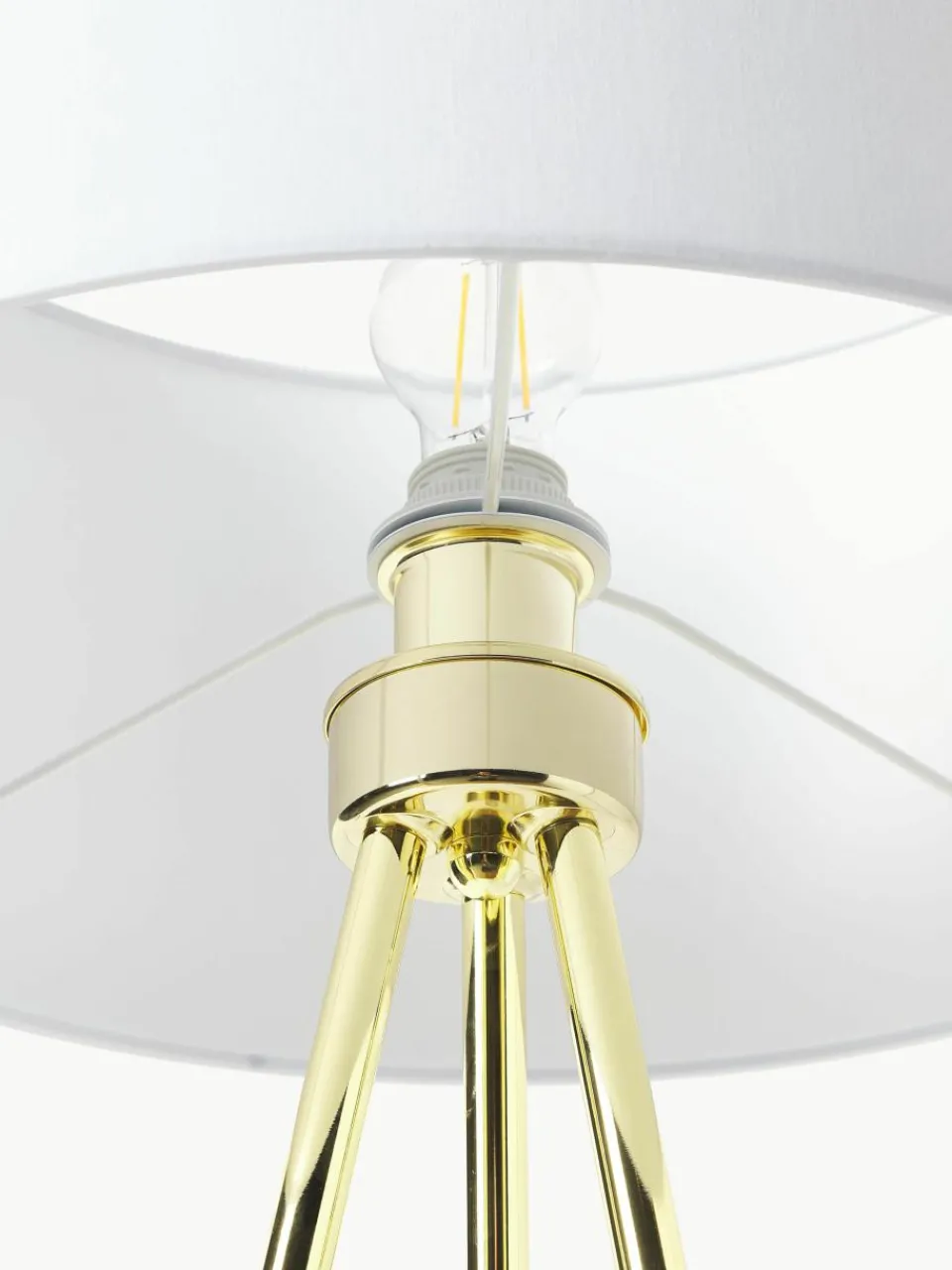 Tripod vloerlamp Cella met stoffen lampenkap^Westwing Collection Clearance