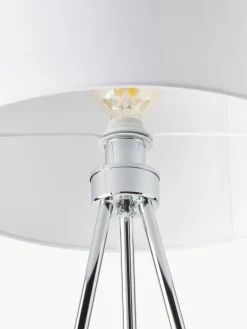 Tripod vloerlamp Cella met stoffen lampenkap^Westwing Collection New