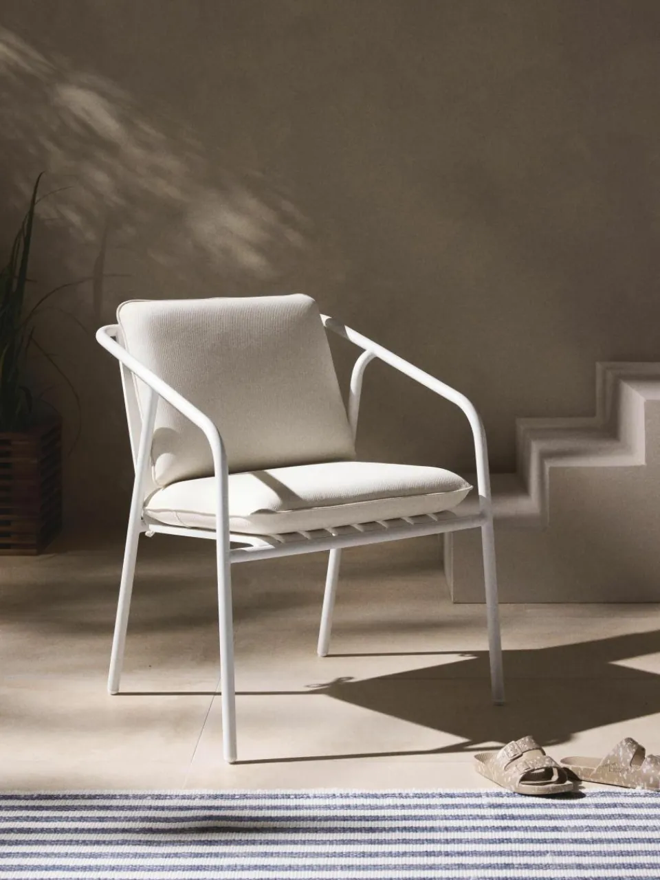 Tuin armstoel Caio^Westwing Collection Hot